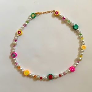 Colorful Pearl Necklace